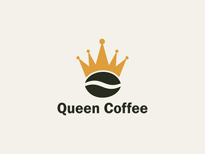 Queen Coffee 3d brand branding business logo coffee company logo crown graphic design identity illustration king kingdom logo logo design logo mark logotype minimal modern logo queen symbol