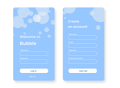 Log In app branding dailyui dailyui001 login register ui