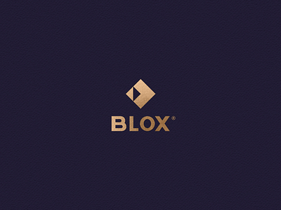 Blox box branding construction cube illustration logo logodesign logotype mark symbol typogaphy