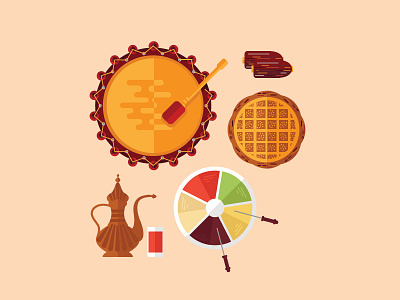 Ramadan art design icon illustration muslim ramadan religion