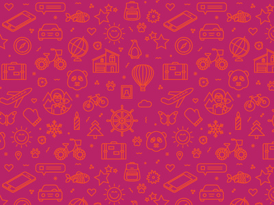 Butik Deneyimler - Seamless Pattern
