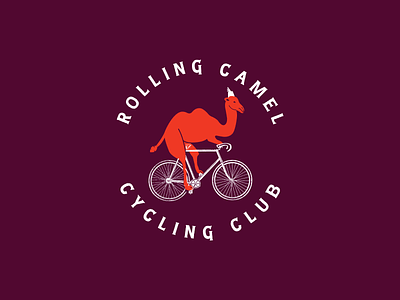 Rolling Camel Cycling Club 02 biking camel cycling cycling club illustration logo design mountain bike vector