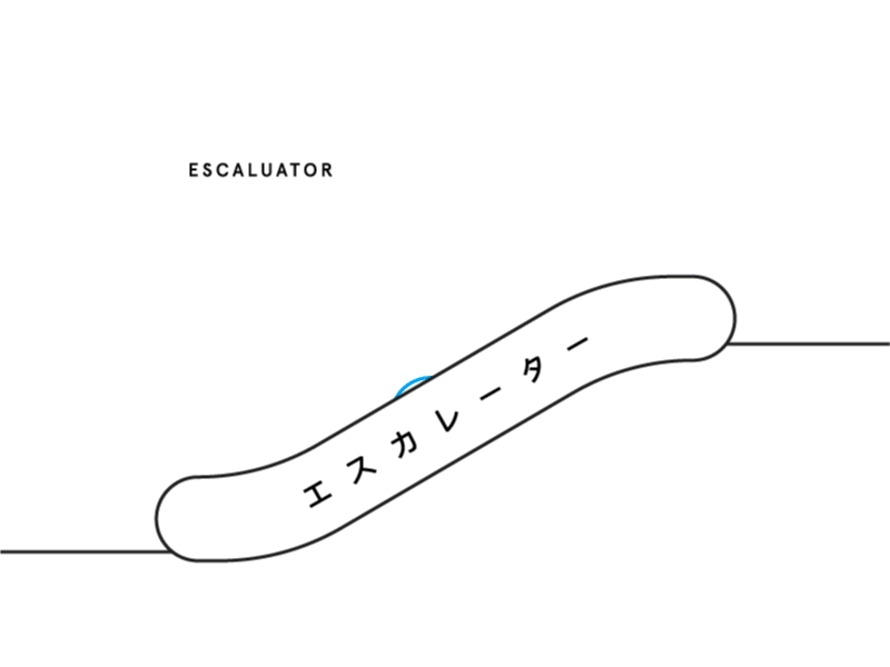 75 choice escalator escaluator エスカレーター