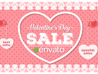 Valentines Day Sale after effects discount heart hearts love red birds sale valentine valentines day valentines day sale