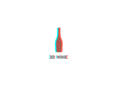 3d wine logo