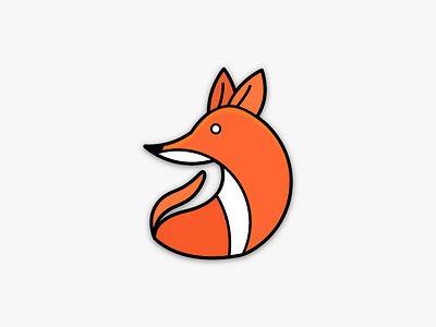Fox android branding concept debut design flat gallery icon icons illustration logo material material design vector vibrant