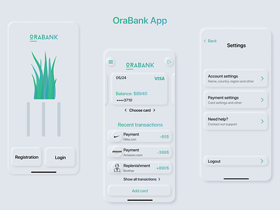 Bank App app bank bank app design mobile app mobile design mobile ui neomorphism ui ux