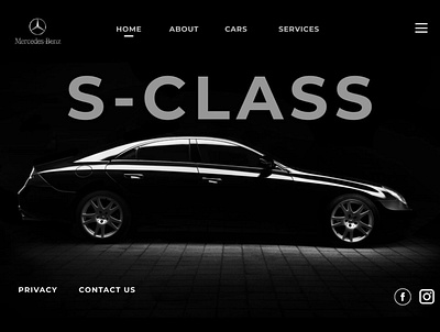 Mercedez - Drive with Class and Power art branding design icon logo photoshop ui ux web website