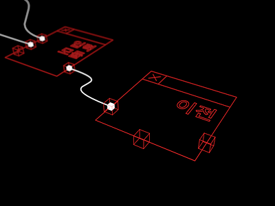 3D node system 3d cinema4d interface node system ui