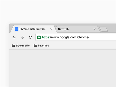 Material design Google Chrome template