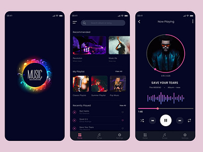 Music player app