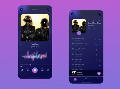 Music Player App 🎵 app design music music player app 🎵 ui ux