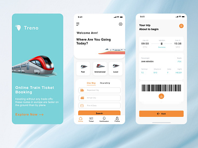 Train ticket booking App