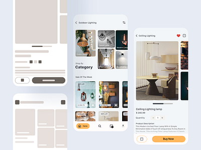 E-commerce Mobile App Design