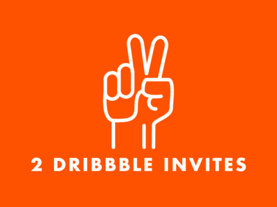2 Dribbble invites
