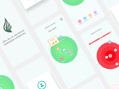 Child Tracker Mobile Application UI Design Screens