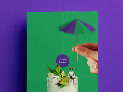 You Cannot be Serious! cocktail flyer miniature tennis wimbledon