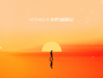 Nothing is Impossible Cover Art album cover cover art design graphic design