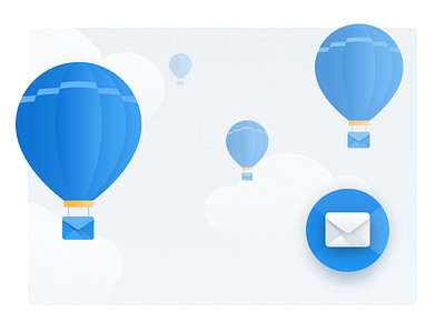 Illustration and icon for newsletter widget 