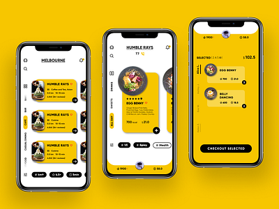 MENU app design mobile app ui ux