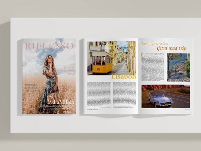 Riflesso Magazine Design design graphic design magazine magazine cover magazine design typography