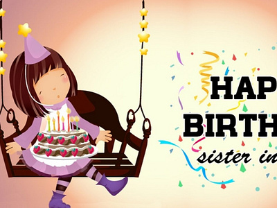 Happy Birthday Sister-in-Law by Birthday Wishes on Dribbble Happy Birthday Sister-In-Law By Birthday Wishes On Dribbble