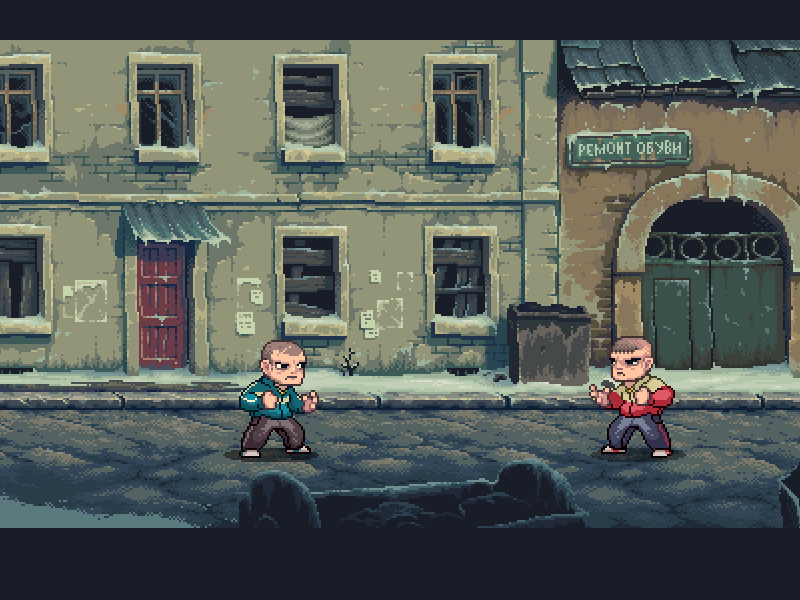 Chavs 8bit fight game pixel