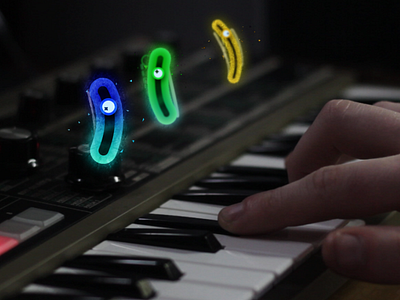 Synth Aliens aliens colour electronic glow synthesiser weird
