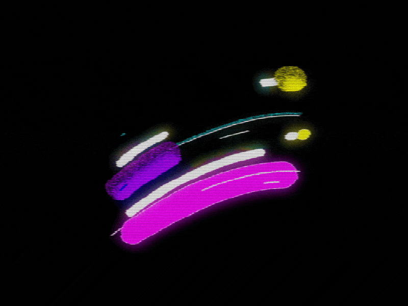 Neon streams 80s after effects lines neon paths strokes trim