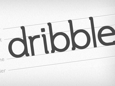 Dribble font typeface typography