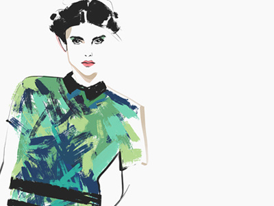 Illustration for reserved fashion fashion illustration reserved super model