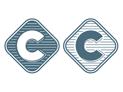 C is for... c illustration letter monogram type typography vector