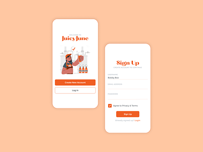 DailyUI 001 signup dailyui dailyuichallenge design ui