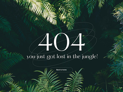 DailyUI 008 404page