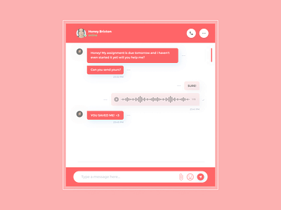 Daily UI 013 Direct Message