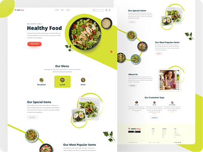 Food Business Landing Page