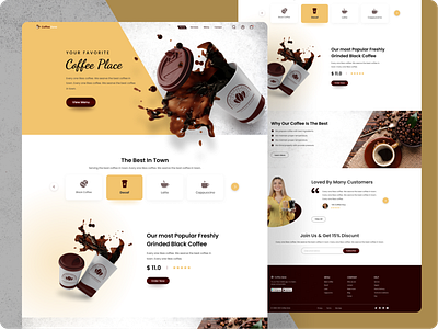 Coffee Shop Landing Page