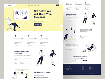 Business Agency Landing Page Design