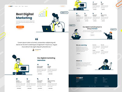 Digital Marketing Agency Landing Page Design