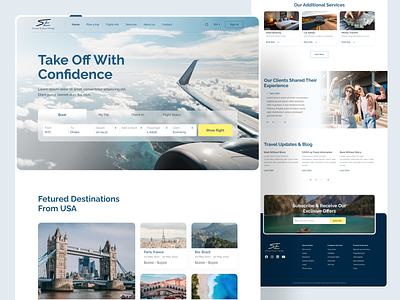 Airlines Website Design