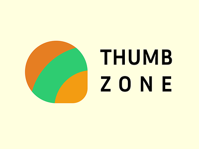 Thumb Zone Logo android design logo