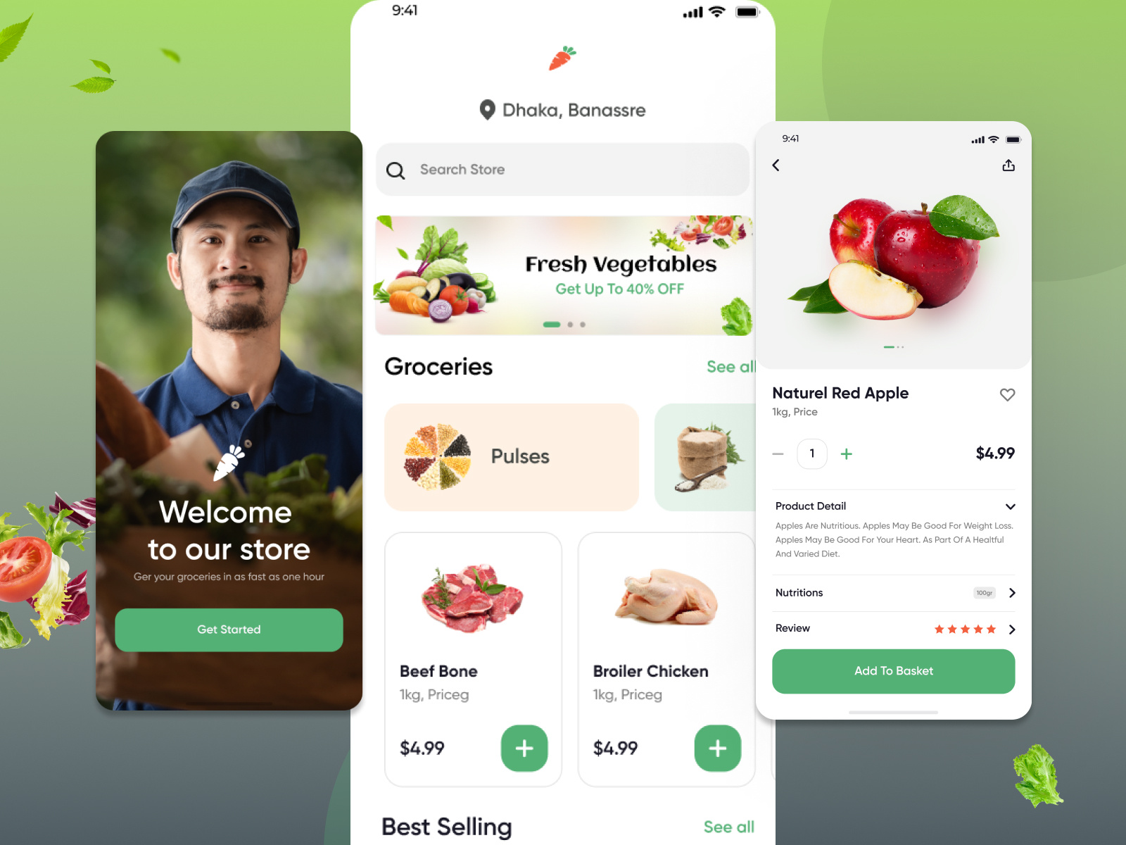 Grocery App Design by Vineet Jain on Dribbble