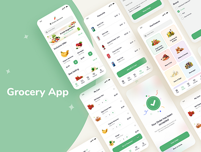 Grocery App Design vineetjaindesign