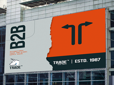 B2B - Billboard branding design graphic design illustration illustrator logo typography ui ux vector