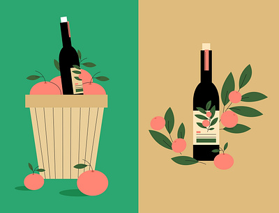 Wine art artwork blog design drawing graphic icon illustration illustrator issue vector wine