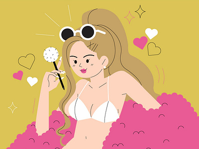 thank u, next animation app arianagrande art artwork blog branding character design drawing girl graphic icon illustration illustrator logo love music music album website