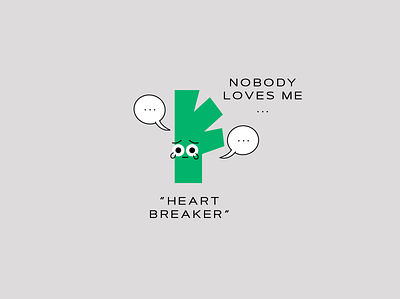 Heart breaker :( animation branding character design graphic icon illustration interaction love vector ìnfographic