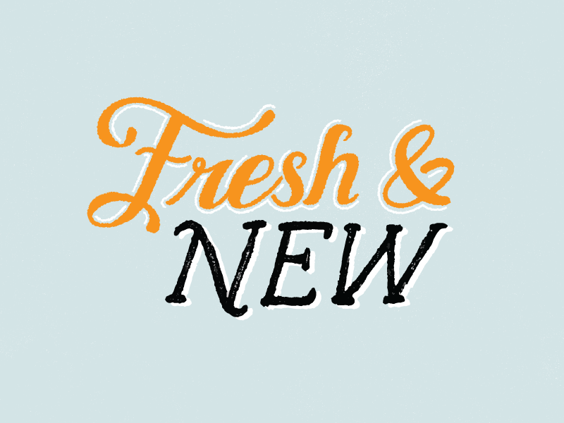 Fresh & New by Mandie Spear on Dribbble