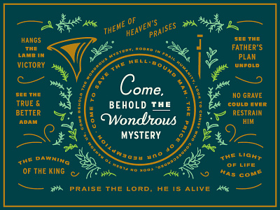 Lessons & Carols 17 christmas concert event french horn invitation layout type typography