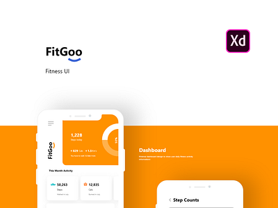 Free Fitness Ui kid Download Adobe XD Figma , Webflow